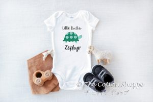 little brother turtle romper