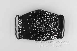Black Dotted Seamless Mask