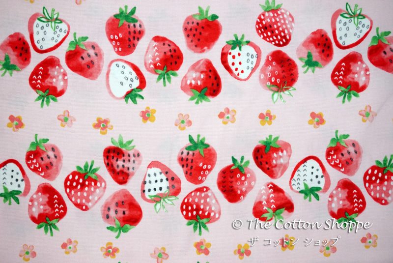 Water Blur Strawberries Pink