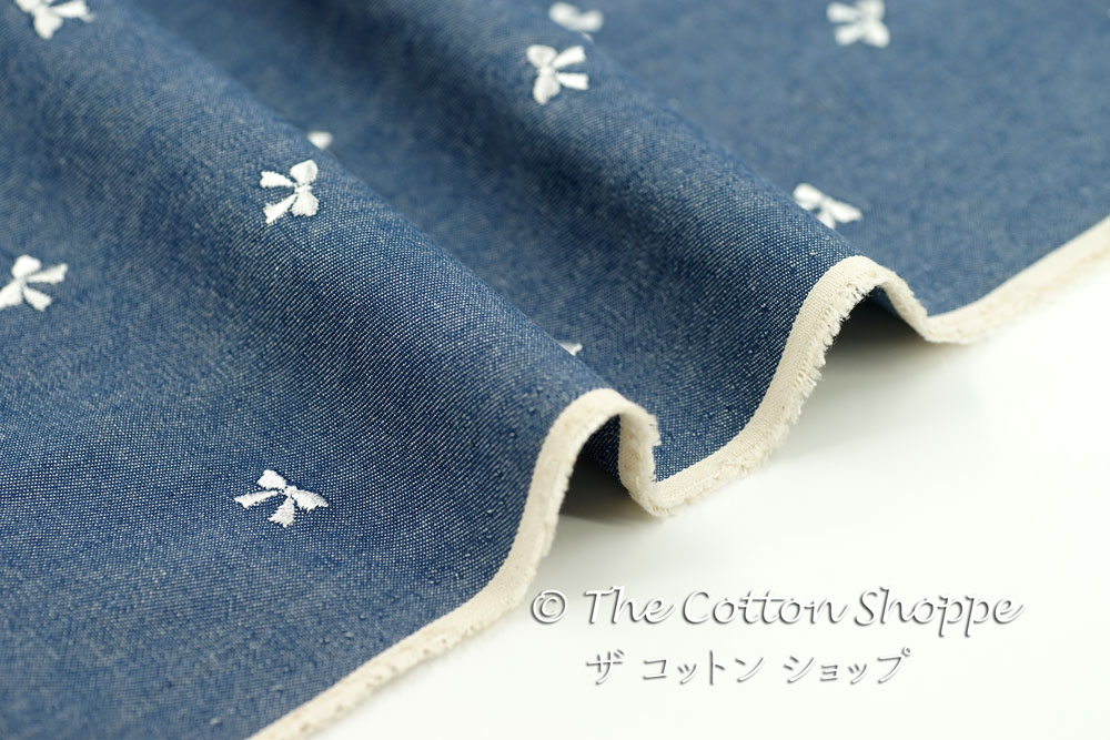 Wool Like Tweed Fabric - Navy Blue